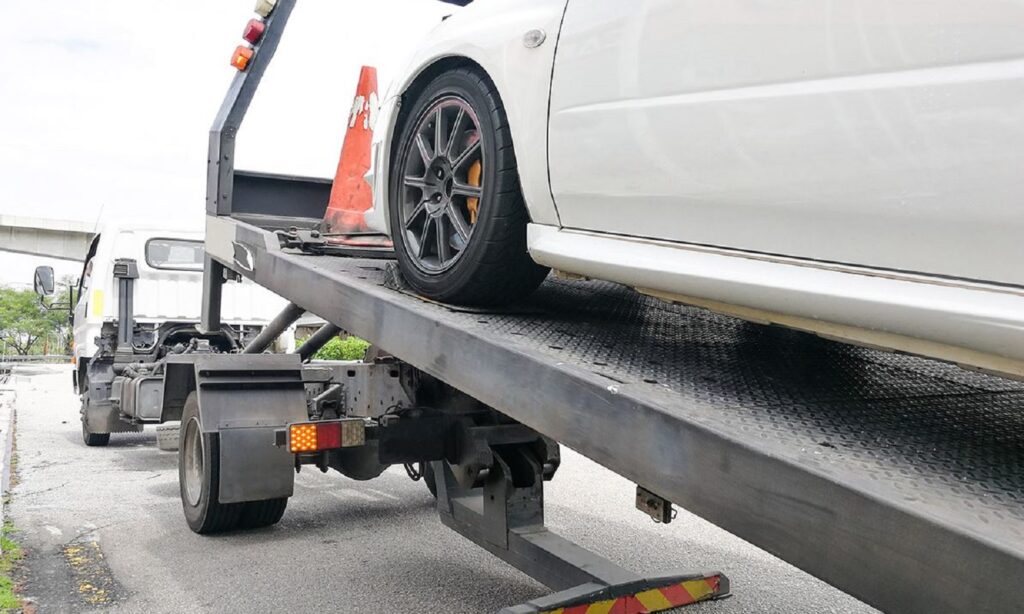 flatbed tow truck - flatbed towing